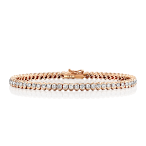 Gold Bracelets: Diamond Tennis Bracelet - 0.065 BR0035.5.27.01