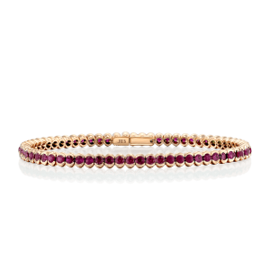 Gemstone Bracelets: Ruby Tennis Bracelet - 0.10 BR0035.5.32.26