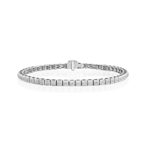 JB JEWELERS: Diamond Tennis Bracelet - 0.010 BR0063.1.11.01
