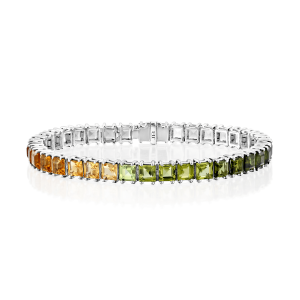 Gemstone Bracelets: Princess Rainbow Tennis Bracelet BR0184.1.42.73