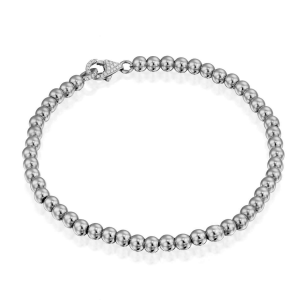 Men's Diamond Jewelry: Gold Ball Bracelet - 4 Mm BR1611.1.04.01