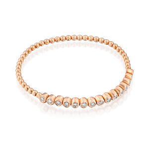 Women's Bracelets: 15 Diamonds Gold Spring Bracelet BR1648.5.16.01