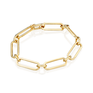 Men's Gold Jewelry: Pure Links Bracelet - 20 Cm BR2004.0.00.00
