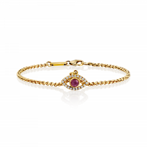 Gemstone Jewelry: Hamsa Diamond Bracelet BR4101.0.12.07
