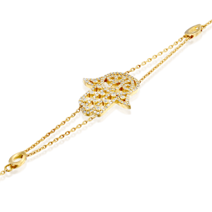 Gold Bracelets: Diamonds Hamsa Bracelet BR4109.0.07.01