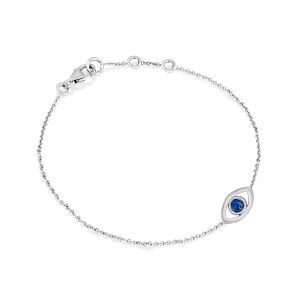 Gemstone Bracelets: Blue Sapphire Eye Bracelet BR4112.1.05.28