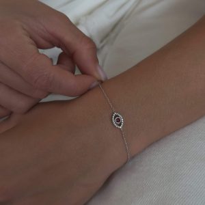 Gifts for New Moms: Ruby Diamonds Eye Bracelet BR4115.1.07.07
