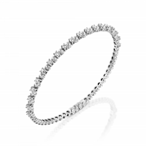 תכשיטי יהלומים לאישה: צמיד קשיח יהלומים BR6016.1.18.01