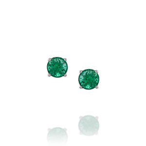Emerald-Jewelry: Emerald Stud Earrings - 0.35 EA0002.1.13.27
