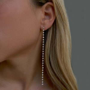 Women's Jewelry: Diamonds Drop Earrings - 25 EA0806.5.23.01
