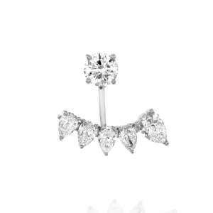 Drop Earrings: Pear Cut Diamond Jacket Earring - Right EA2050.1.21.01R