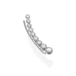 Women's Earrings: 9 Diamonds Ear Climber Earrings - Right EA2211.1.14.01R