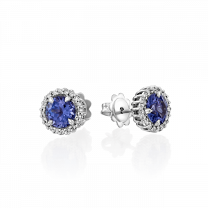 Gemstone Earrings: Tanzanite Diamonds Diana Earrings EA2505.1.19.17