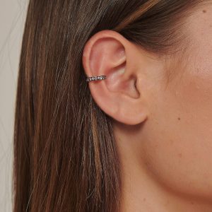 Gemstone Earrings: Pink Sapphire Ear Cuff EA3540.1.09.29