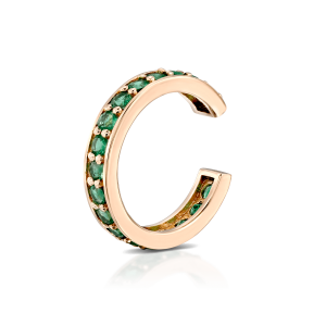 Earrings: Emerald Ear Cuff EA3540.5.07.27