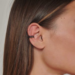 Ear Cuffs: Black Diamond Ear Cuff EA3540.5.09.02