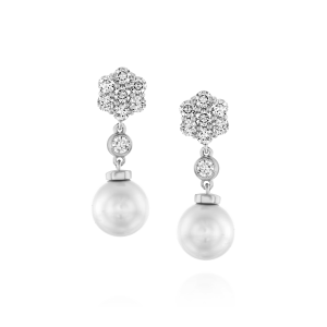 New Arrivals: Pearl & Diamonds Princess Earrings EA4202.1.17.15