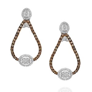 Outlet Earrings: עגילי טיפות מוטיב אובל EA6038.6.26.54
