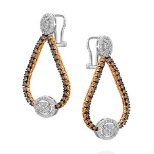 Outlet Earrings: עגילי טיפות מוטיב אובל EA6038.6.26.54