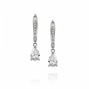 Women's Jewelry: Diamond Teardrop Earrings EA6057.1.17.01
