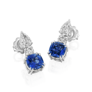 JB: Diamond & Sapphire Drop Earrings EA6078.1.38.09