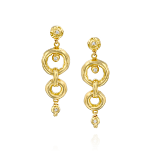Diamond Earrings: Mo2081 Gold Earrings MO2081MOD