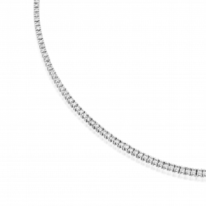 Gold Necklaces: Riviera Tennis Necklace - 0.015 NE0014.1.25.01