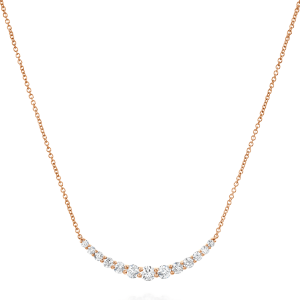 Diamond Pendants: 13 Diamonds Wings Necklace NE1420.5.17.01