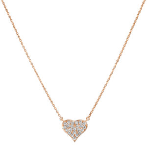 Diamond Necklaces and Pendants: Heart Diamond Necklace NE1550.5.08.01