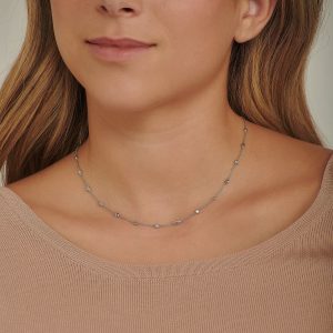 Diamond Necklaces: 14 Diamond Necklace - 0.035 NE3650.1.10.01