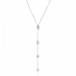 JB: 4 Marquise Diamond Lariat Necklace NE3711.1.17.01