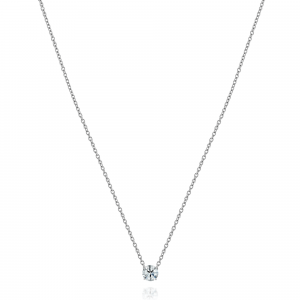 Gold Necklaces: 0.25 Ct Solitaire Diamond Pendant PE0002.1.05.01