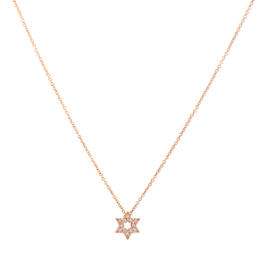 JB: Mini Star Of David Diamond Pendant PE2069.5.02.01