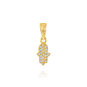 Judaica Jewelry: Hamsa Diamond Mini Pendant PE2309.0.02.01