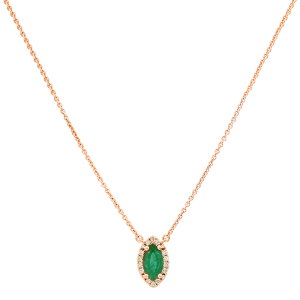 Emerald-Jewelry: Jordan Emerald Diamonds Necklace PE2700.5.14.08