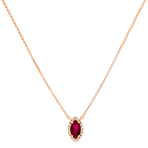 Diamond Pendants: Jordan Ruby Diamonds Necklace PE2700.5.15.07