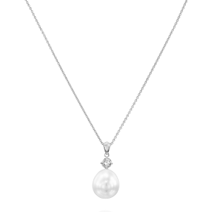 Diamond Pendants: Pearl & Diamond Pendant PE4000.1.07.01