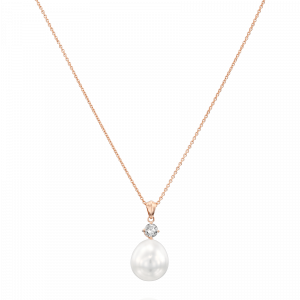 Pearl Jewelry: Pearl & Diamond Pendant PE4000.5.07.01