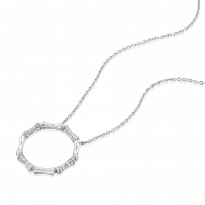תכשיטי יהלומים לאישה: תליון חוליות עגול יהלומים PE6015.1.08.01