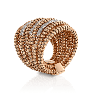 Outlet Rings: Rope & Diamond Ring R41-693P