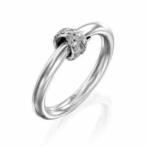 Outlet Rings: Diamond X Ring R41-765W