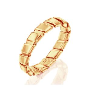 תכשיטי זהב לגבר: טבעת נישואין R41-796P