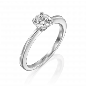 מתחתנים: טבעת אירוסין יהלום שיבוץ מרטיני - 0.7 קראט RI0005.1.13.01