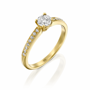 מתחתנים: טבעת אירוסין יהלומים - 0.6 קראט RI0039.0.12.01