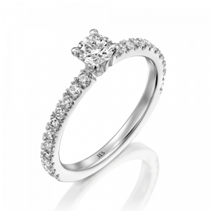 מתחתנים: טבעת אירוסין יהלומים - 0.88 קראט RI0039.1.15.01
