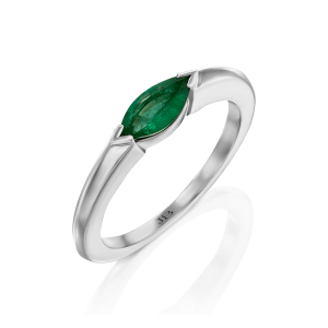 טבעות משובצות אבני חן: טבעת ג'ורדן אמרלד RI0140.1.09.27