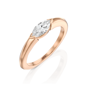 תכשיטים עד 10,000 ש"ח: טבעת ג'ורדן יהלום RI0140.5.10.01