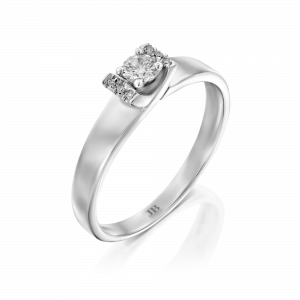 תכשיטים עד 5,000 ש"ח: טבעת יהלומים - 0.2 קראט RI0706.1.04.01