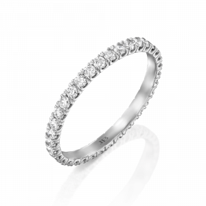טבעות לאישה: טבעת איטרניטי יהלומים - 0.02 RI1001.1.14.01