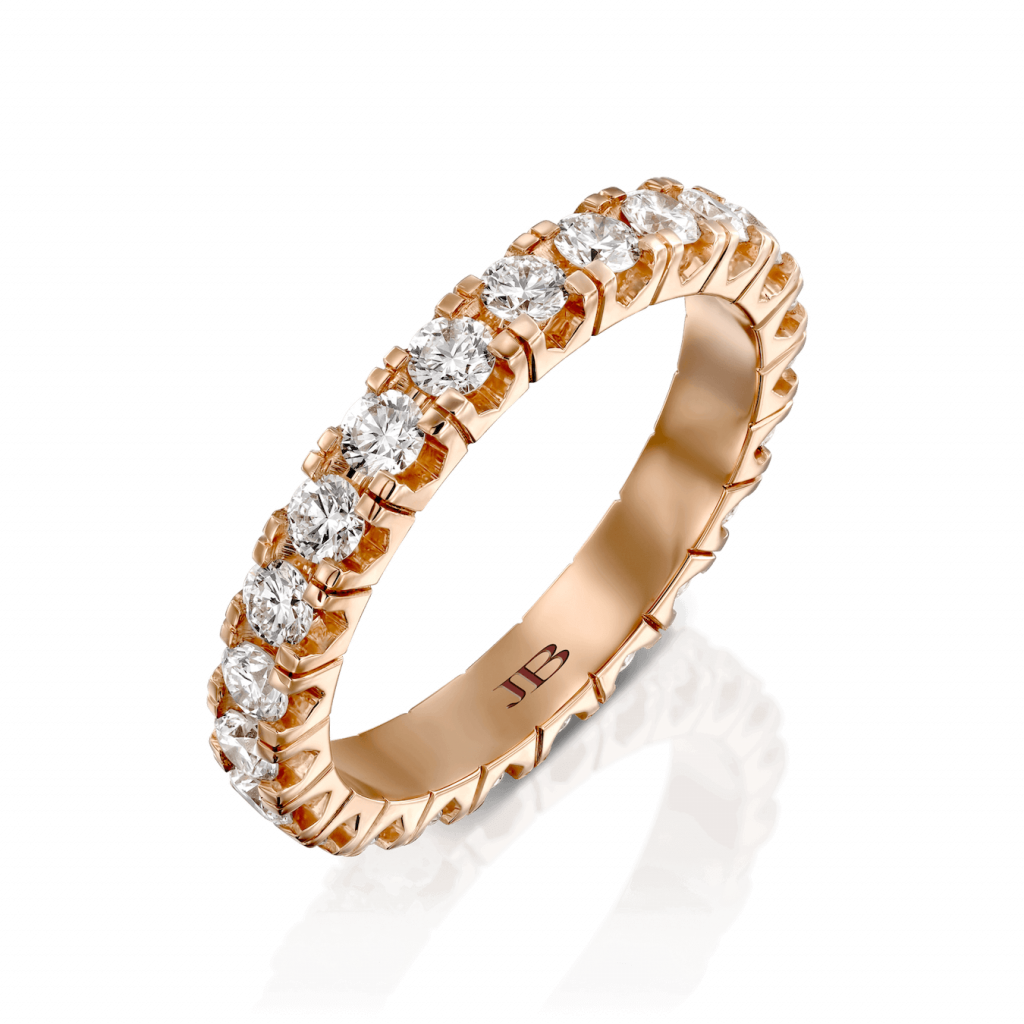 טבעת יהלומים איטרניטי לאישה מבית JB